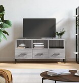 VidaXL Tv-meubel 102x36x50 cm bewerkt hout grijs sonoma eikenkleurig