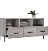 VidaXL Tv-meubel 102x36x50 cm bewerkt hout grijs sonoma eikenkleurig