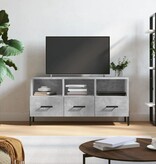 VidaXL Tv-meubel 102x36x50 cm bewerkt hout betongrijs