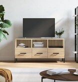 VidaXL Tv-meubel 102x36x50 cm bewerkt hout sonoma eikenkleurig