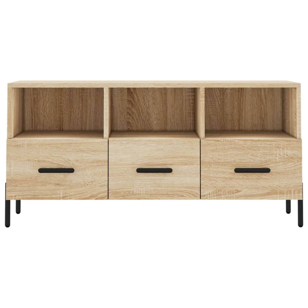 VidaXL Tv-meubel 102x36x50 cm bewerkt hout sonoma eikenkleurig
