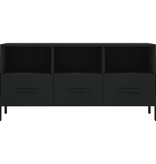 VidaXL Tv-meubel 102x36x50 cm bewerkt hout zwart
