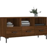 VidaXL Tv-meubel 102x36x50 cm bewerkt hout bruineikenkleurig