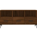 VidaXL Tv-meubel 102x36x50 cm bewerkt hout bruineikenkleurig