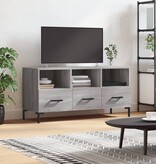 VidaXL Tv-meubel 102x36x50 cm bewerkt hout grijs sonoma eikenkleurig