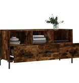 VidaXL Tv-meubel 102x36x50 cm bewerkt hout gerookt eikenkleurig