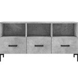 VidaXL Tv-meubel 102x36x50 cm bewerkt hout betongrijs