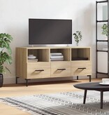 VidaXL Tv-meubel 102x36x50 cm bewerkt hout sonoma eikenkleurig