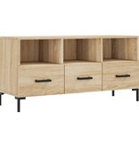 vidaXL Tv-meubel 102x36x50 cm bewerkt hout sonoma eikenkleurig