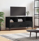 VidaXL Tv-meubel 102x36x50 cm bewerkt hout zwart