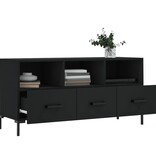 VidaXL Tv-meubel 102x36x50 cm bewerkt hout zwart