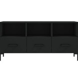 VidaXL Tv-meubel 102x36x50 cm bewerkt hout zwart