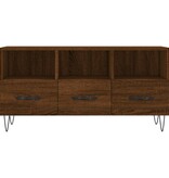 VidaXL Tv-meubel 102x36x50 cm bewerkt hout bruineikenkleurig