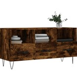 VidaXL Tv-meubel 102x36x50 cm bewerkt hout gerookt eikenkleurig