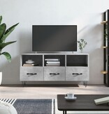 VidaXL Tv-meubel 102x36x50 cm bewerkt hout betongrijs