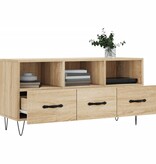 VidaXL Tv-meubel 102x36x50 cm bewerkt hout sonoma eikenkleurig