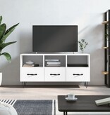 VidaXL Tv-meubel 102x36x50 cm bewerkt hout wit