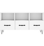 VidaXL Tv-meubel 102x36x50 cm bewerkt hout wit