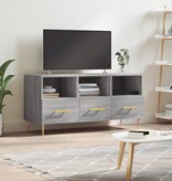 VidaXL Tv-meubel 102x36x50 cm bewerkt hout grijs sonoma eikenkleurig