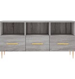 VidaXL Tv-meubel 102x36x50 cm bewerkt hout grijs sonoma eikenkleurig