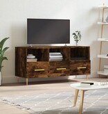 VidaXL Tv-meubel 102x36x50 cm bewerkt hout gerookt eikenkleurig