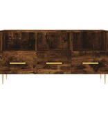 VidaXL Tv-meubel 102x36x50 cm bewerkt hout gerookt eikenkleurig