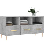 VidaXL Tv-meubel 102x36x50 cm bewerkt hout betongrijs