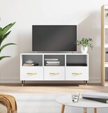 VidaXL Tv-meubel 102x36x50 cm bewerkt hout wit