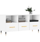 VidaXL Tv-meubel 102x36x50 cm bewerkt hout wit
