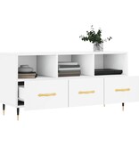 VidaXL Tv-meubel 102x36x50 cm bewerkt hout wit