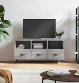 VidaXL Tv-meubel 102x36x50 cm bewerkt hout grijs sonoma eikenkleurig