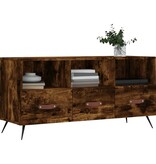 VidaXL Tv-meubel 102x36x50 cm bewerkt hout gerookt eikenkleurig