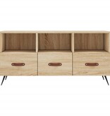 VidaXL Tv-meubel 102x36x50 cm bewerkt hout sonoma eikenkleurig