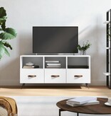 VidaXL Tv-meubel 102x36x50 cm bewerkt hout wit