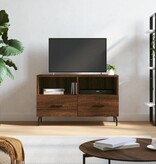 VidaXL Tv-meubel 80x36x50 cm bewerkt hout bruineikenkleurig