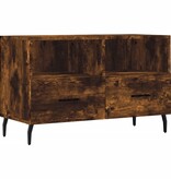 VidaXL Tv-meubel 80x36x50 cm bewerkt hout gerookt eikenkleurig