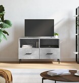 VidaXL Tv-meubel 80x36x50 cm bewerkt hout betongrijs