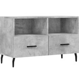 VidaXL Tv-meubel 80x36x50 cm bewerkt hout betongrijs