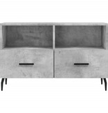VidaXL Tv-meubel 80x36x50 cm bewerkt hout betongrijs