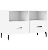 VidaXL Tv-meubel 80x36x50 cm bewerkt hout wit