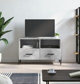 VidaXL Tv-meubel 80x36x50 cm bewerkt hout betongrijs