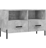 VidaXL Tv-meubel 80x36x50 cm bewerkt hout betongrijs