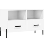 VidaXL Tv-meubel 80x36x50 cm bewerkt hout wit