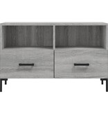 VidaXL Tv-meubel 80x36x50 cm bewerkt hout grijs sonoma eikenkleurig