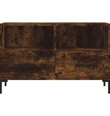 VidaXL Tv-meubel 80x36x50 cm bewerkt hout gerookt eikenkleurig