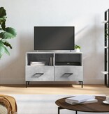 VidaXL Tv-meubel 80x36x50 cm bewerkt hout betongrijs