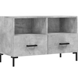 VidaXL Tv-meubel 80x36x50 cm bewerkt hout betongrijs