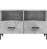 VidaXL Tv-meubel 80x36x50 cm bewerkt hout betongrijs