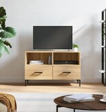 VidaXL Tv-meubel 80x36x50 cm bewerkt hout sonoma eiken