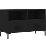 VidaXL Tv-meubel 80x36x50 cm bewerkt hout zwart